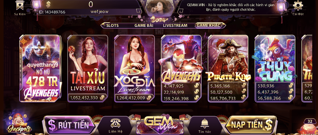 Nét hấp dẫn đến từ game bài đổi thưởng Avengers thú vị