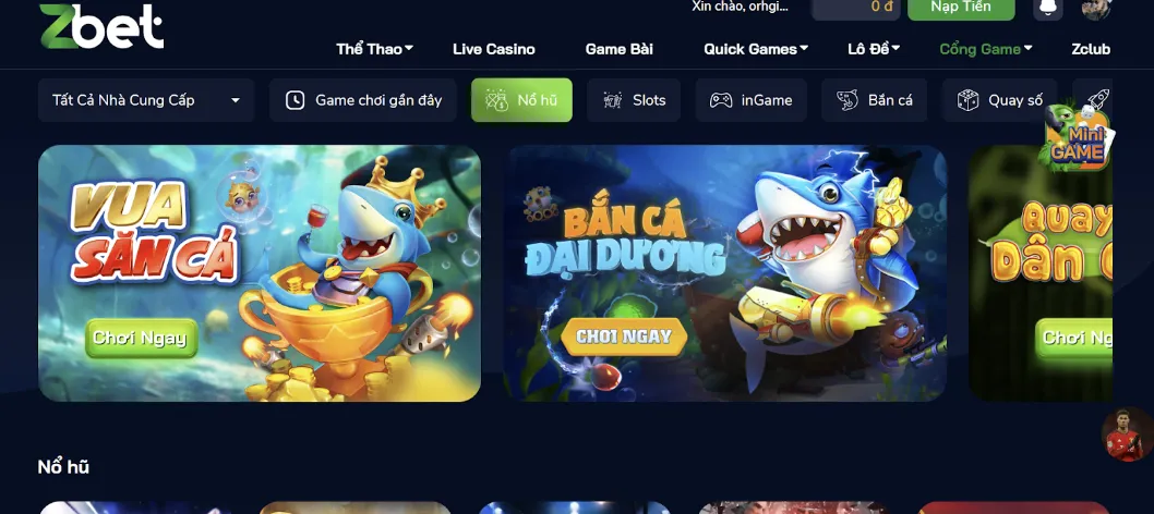 Những bước nạp, rút tiền tiện lợi chỉ có tại ZBET đình đám