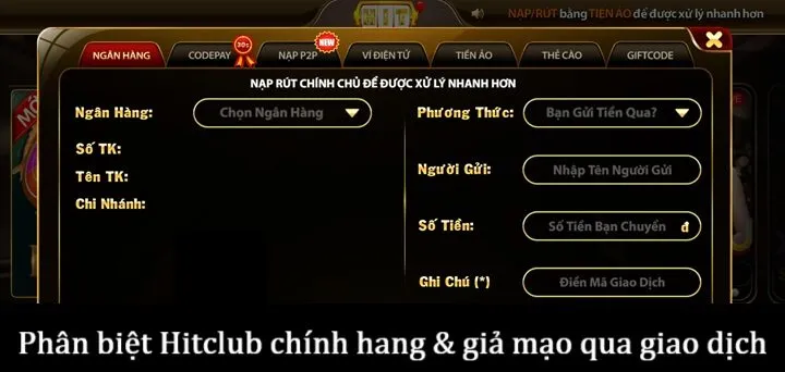 Cách phân biệt Hitclub chính chủ & Hitclub giả mạo